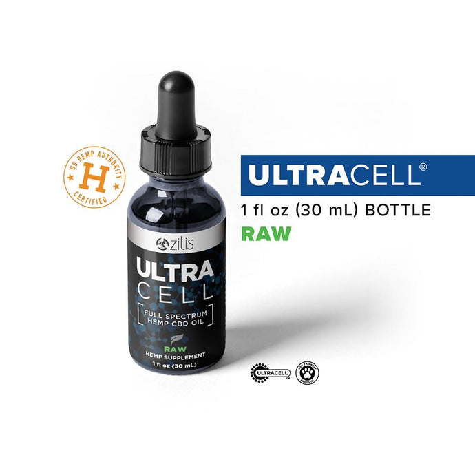 UltraCell Full Spectrum Hemp CBD Oil Raw 1oz