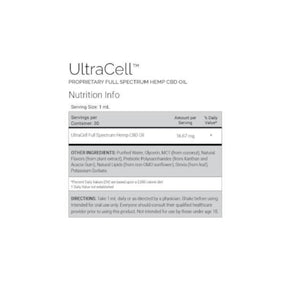 UltraCell Full Spectrum Hemp CBD Oil Berry 1oz (30mL)